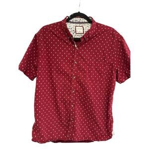 Level Ten Men’s Shirt Size Large Button Down Geometric Design